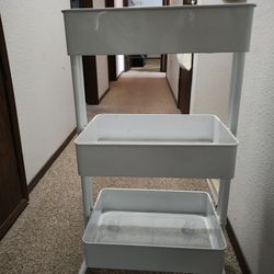 Last Of My Craft Carts. Only Had Yarn In It. Metal Rolling Craft Cart