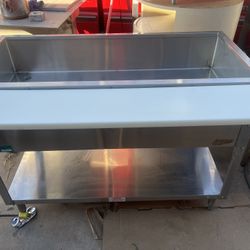 Commercial Stainless Steel Cooler/ Food Table