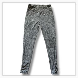No Boundaries Women’s Space-Dye Lattice Ankle Leggings – Size M (7-9)
