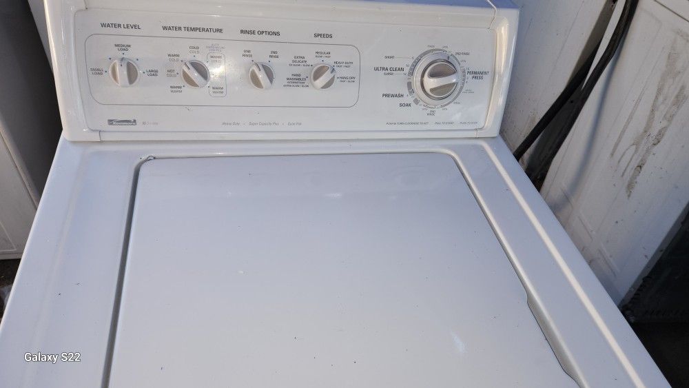Kenmore Washer And Gas Dryer Super Capacity And Heavy Duty Works Exelent