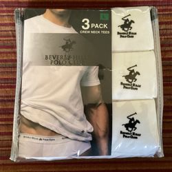 Beverage Hills Polo Club 3 Pack Crew Neck Tees