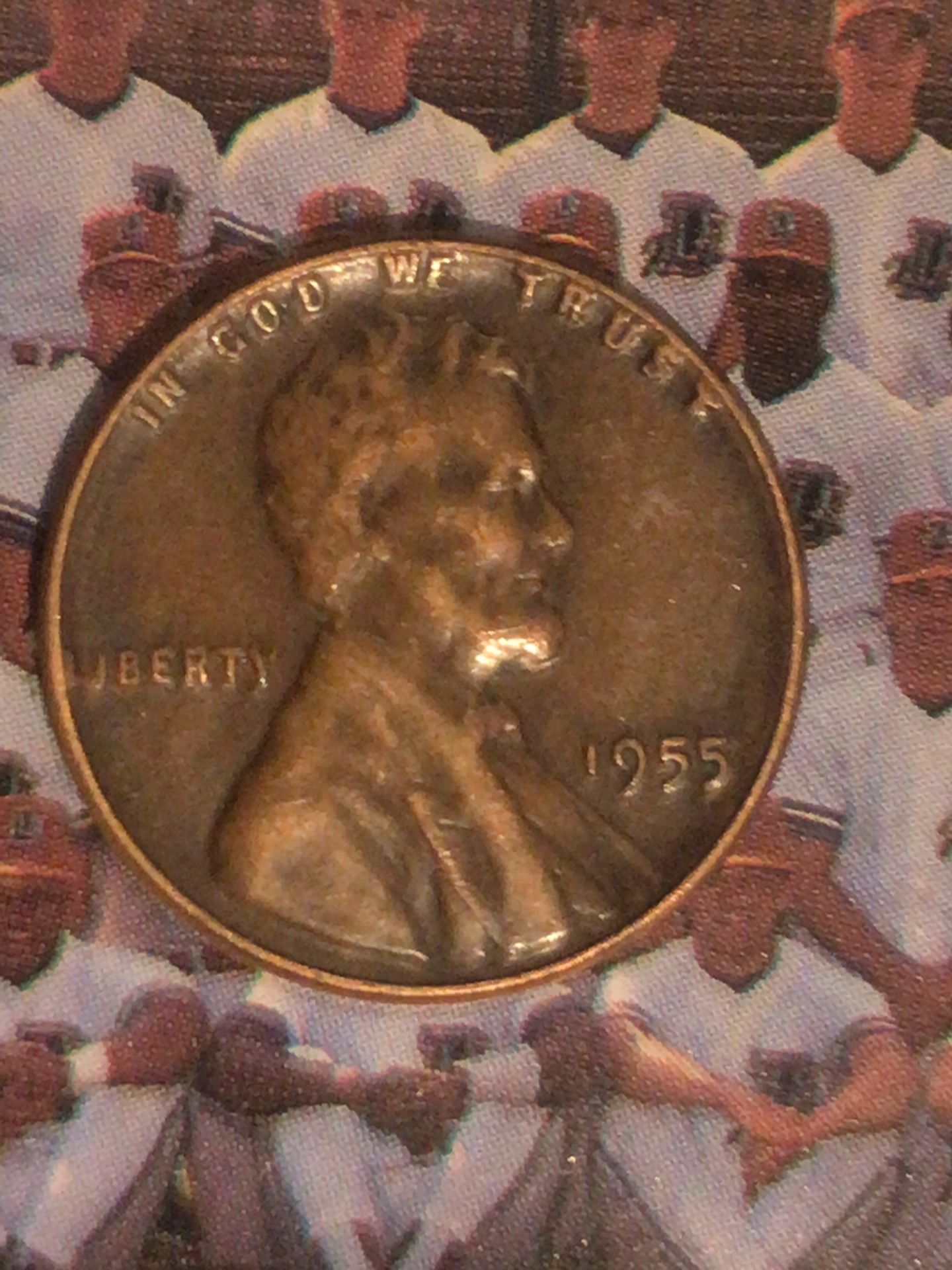 Lincoln Head On Reverse 1955 Lincoln One Cent Penny Doubled