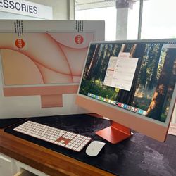 Apple iMac 24” 2021 M1 Chip 16GB RAM 256GB SSD IN BOX LIKE NEW Complete Set