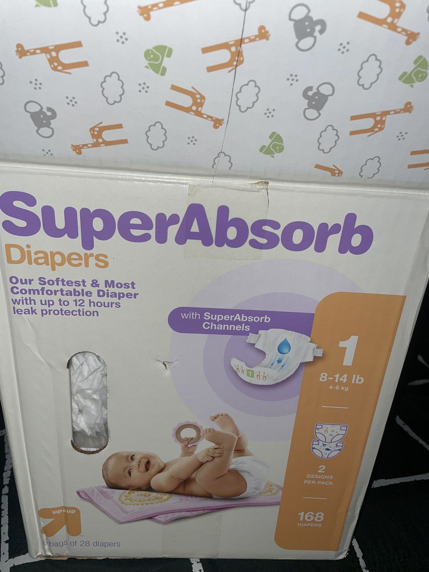 Superabsorb Diapers Size 1