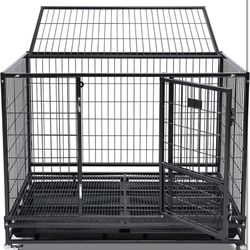 Heavy Duty 43 Inch Dog Kennel Crate 