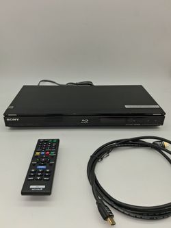Sony Blu-ray Dvd Player with Remote and HDMI Cable