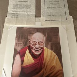 Authentic Dalai Lama Portrait 