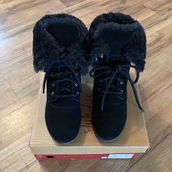 New! Style & Co Lace-Up Cosy Boots Size 7