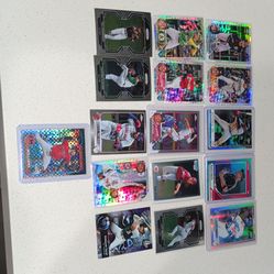 MLB Topps Chrome Baseball Card Lot