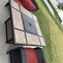 Patio set firepit Outdoor Furniture