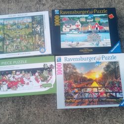 Lot Of 4 Jigsaw Puzzles Ravensburger