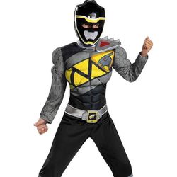 Kids Black power Ranger Dino Charge Costume