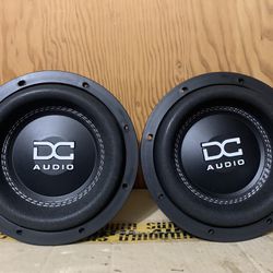 8 Dc Audio M3 Dual 2ohm Rated 600rms Each Sub 1200 Max Each 