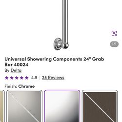 Delta grab bar 24”