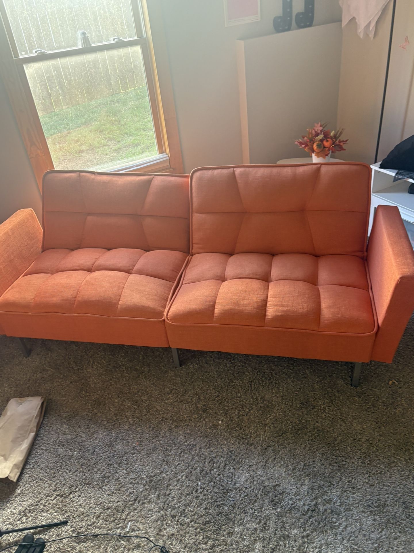 Orange Futon