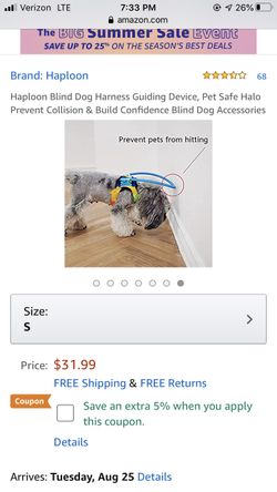 Blind Dog Harness