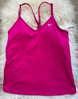 Nike Fuchsia Dri-Fit Indy Sports Bra Tank Top XS