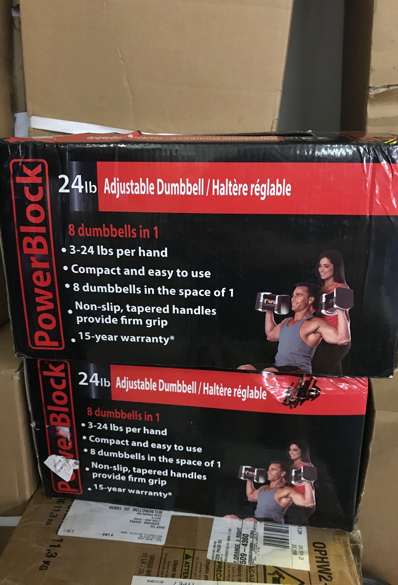 Brand New Adjustable Dumbbell Set