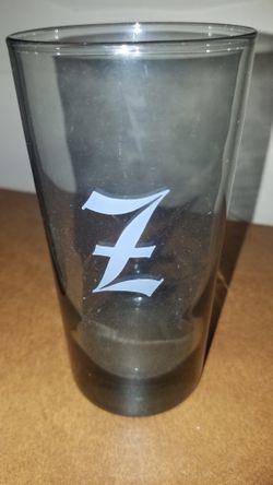 Monogrammed Smoke Glasses Set Ov 3