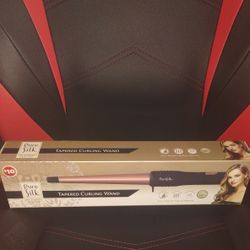Perfect Christmas Gift Pure Silk Tapered Curling Wand For Sale