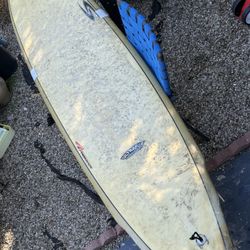 7’8 Surftech Randy French Quad Fish Hard Top Surfboard