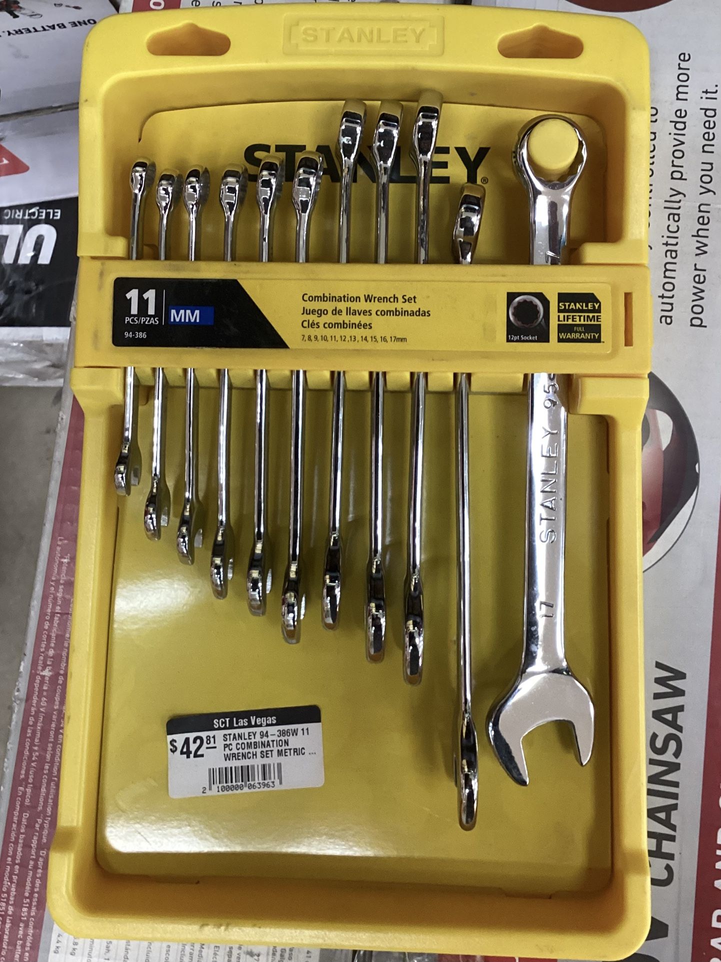 Stanley 11 Piece Combination Wrench Set MM