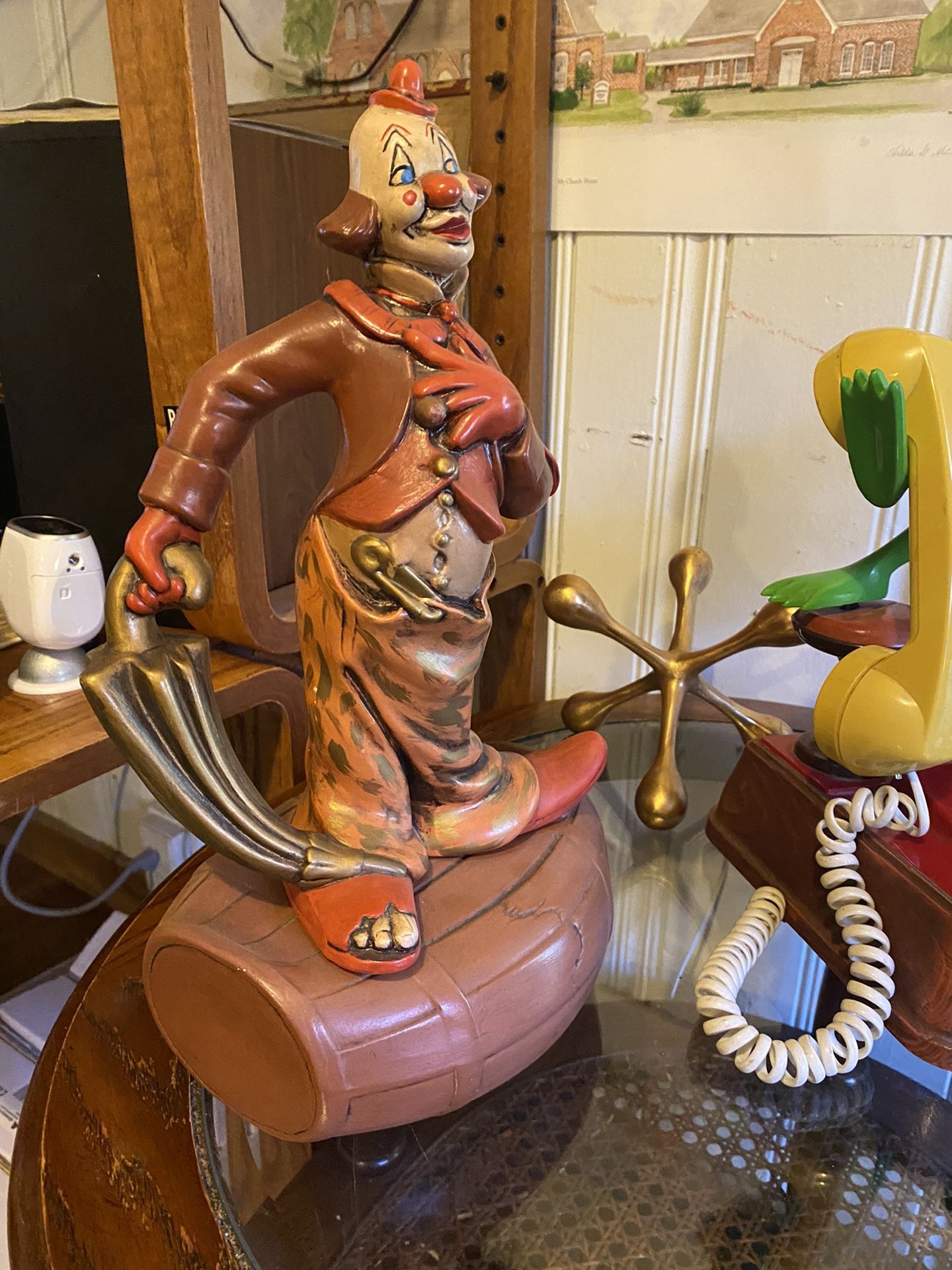 Clown Statue Excellent Condition