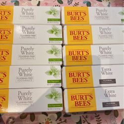Burts Bees Toothpaste Lot Of 10 For $30