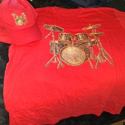 Large Drum Shirt And Hat