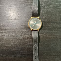 Black Slim Canton & Hall Watch