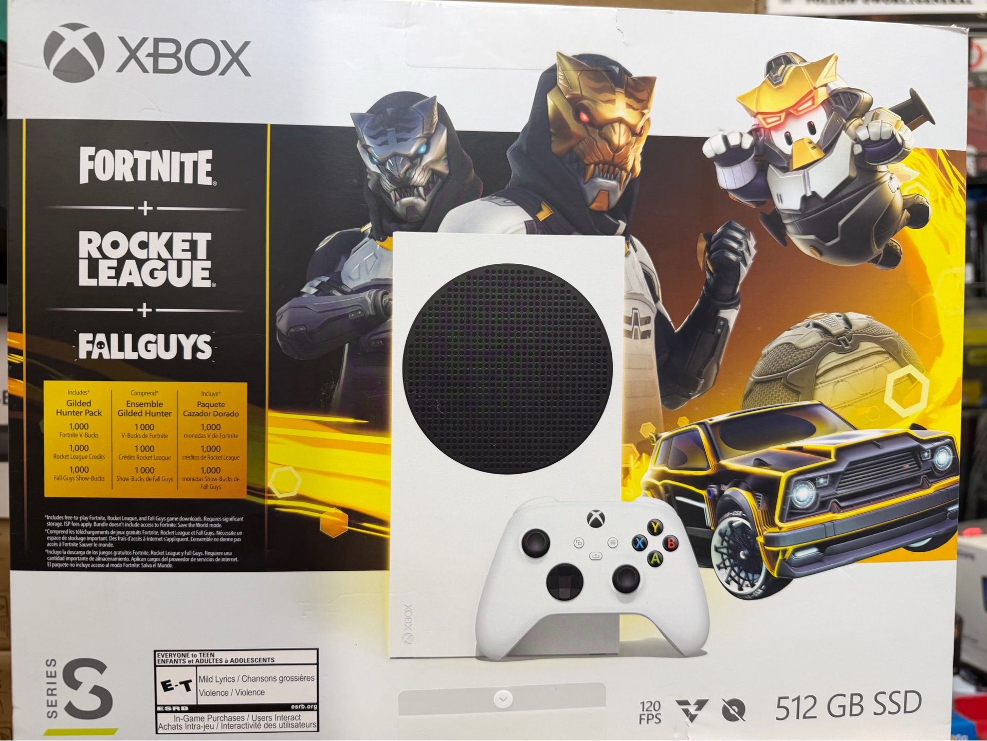 Microsoft Xbox Series S Fortnite & Rocket League Bundle 512GB Console - White (POST NINTENDO ERA)