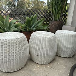 White Outdoor Tables