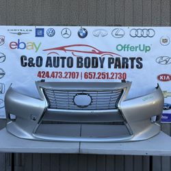 2013 2014 2015 Lexus Es Es300 Es 300 Es350 Es 350 Es330 Es300h Front Bumper Cover Used Original OEM + Grille 