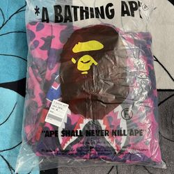Purple Bape Shark Jacket 