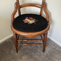 Vintage Antique Sewing Chair 