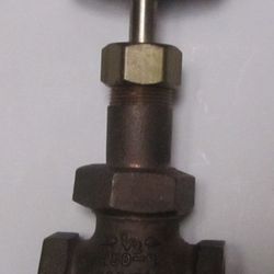 Fairbanks 1/2 Brass Lift Check Valve 150 S 300 WOG