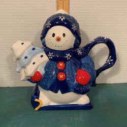 SNOWMAN TEAPOT 