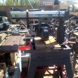 Two Radial Arm Saws And One Table Saw 100.00 Each 