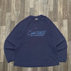 Vintage 2000s Steve&Barrys Camaro Chevrolet Long Sleeve Shirt