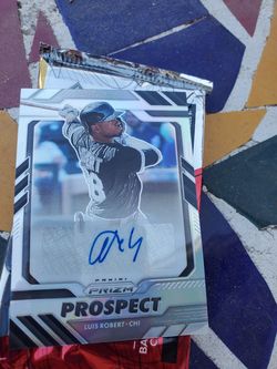 Luis robert SSP silver auto ERROR CARD