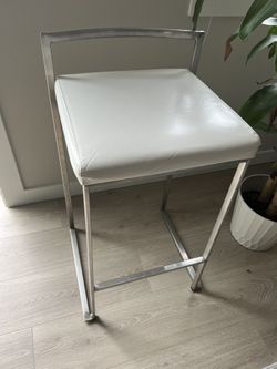 White Bar Stool Each, 4 for 360