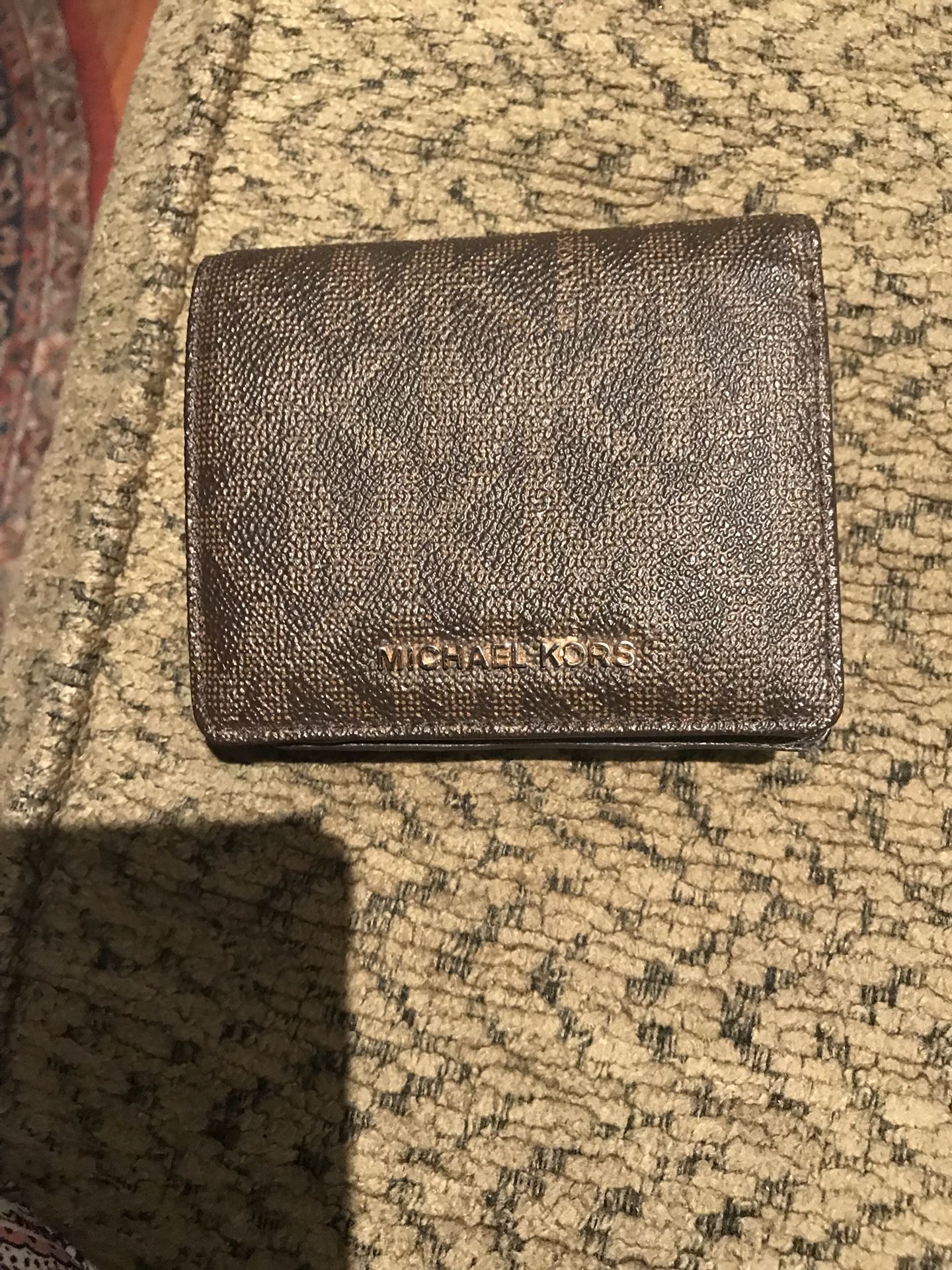 Authentic Michael Kors signature card wallet