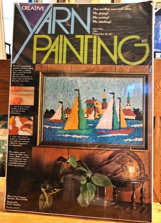 Vintage Creative Yarn Painting Kit 