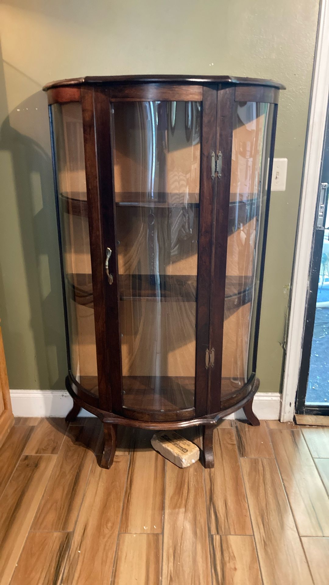 Curio Cabinet With Glass Door