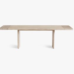 Pottery Barn Cayman Solid Wood Extendable Dining Table