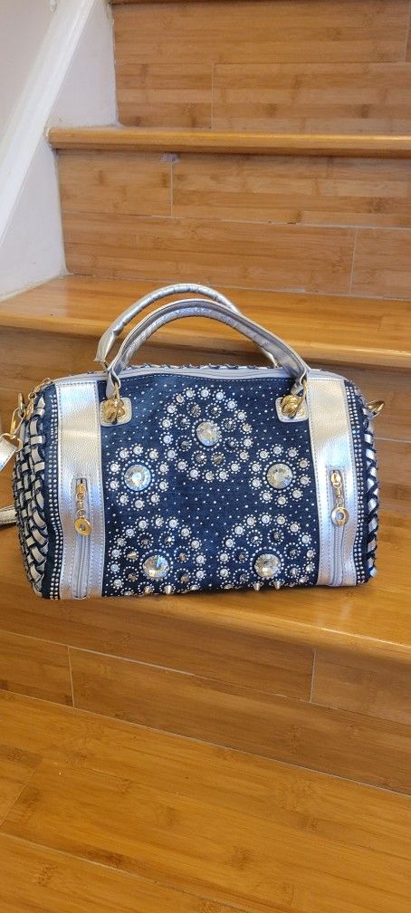 Denim womens crossbody bags fashion purse jeans handbag designer shoulder Tote bag