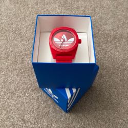Adidas Red Sport Watch