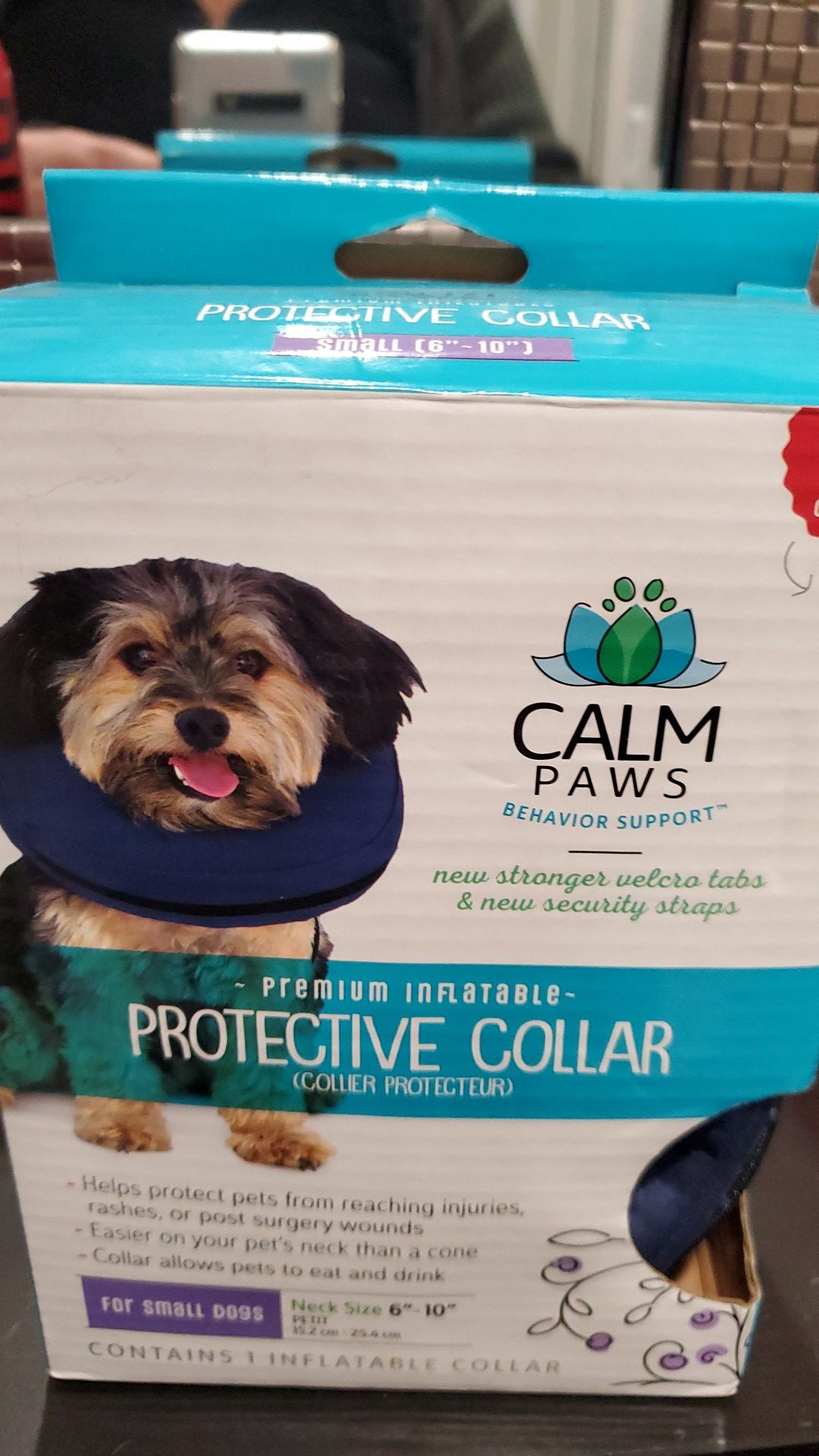 Calm collar for small dogs.