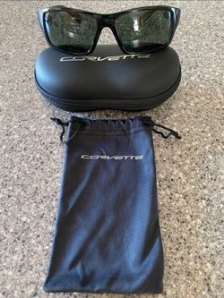 Men’s Sunglasses Corvette Black With Case 