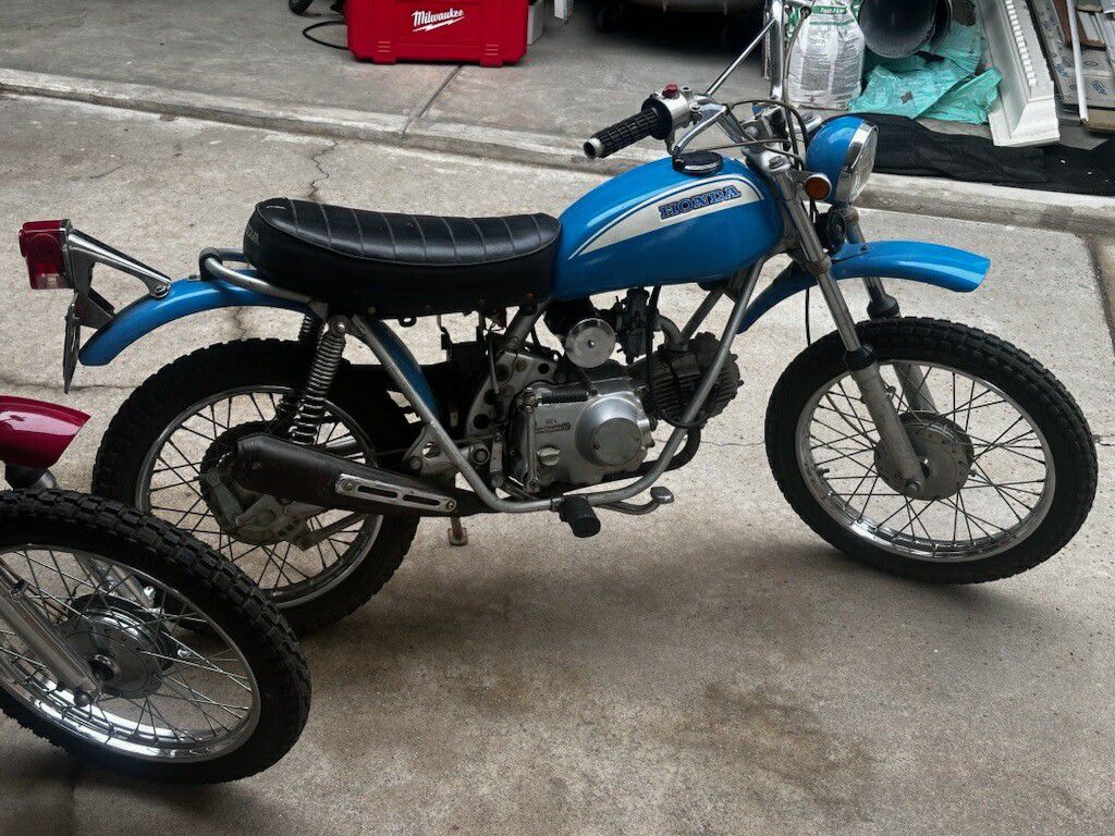 1971 Honda Motorcycle Sl 70  Original Paint  Runs Good Will Clean Up Nice  Bill  Of Sale Only 